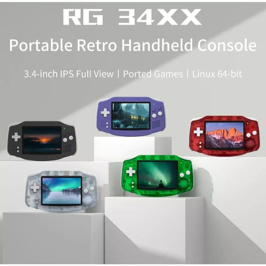 ANBERNIC RG34XX Retro Handheld Video Game Console Classic Portable Mini